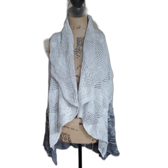 EUC Sioni Sleeveless Cardigan Duster Size Small - Picture 9 of 10